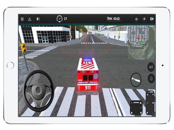 Emergency Ambulance Car Driver screenshot