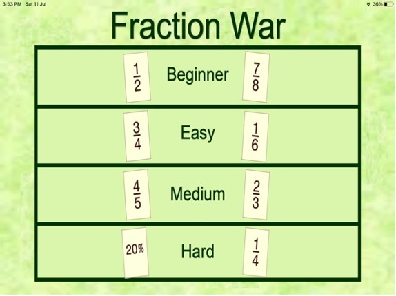 Fraction War screenshot
