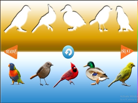 Fun Learning Birds Stencil for Kids Image