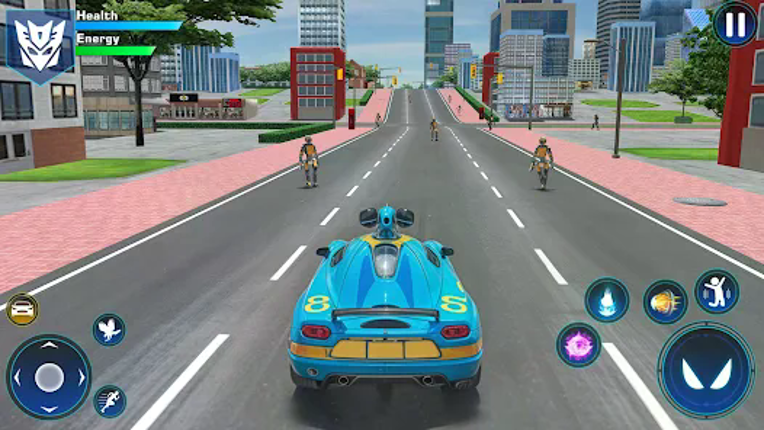 Flying Robot Car Transform screenshot