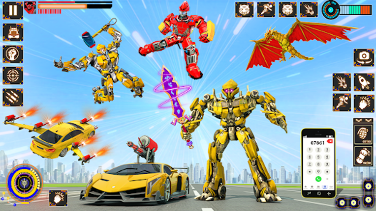 Dragon Robot Police Car Games screenshot