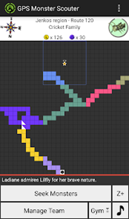GPS Monster Scouter screenshot