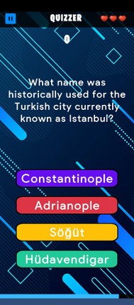 Quizzer screenshot