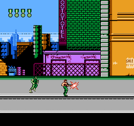 Super Contra 7 (超级战魂) (Unl) (ES) Spanish Translation Patch (FAMICOM) screenshot