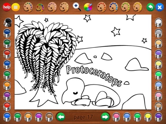 More Dinosaurs Coloring Book screenshot