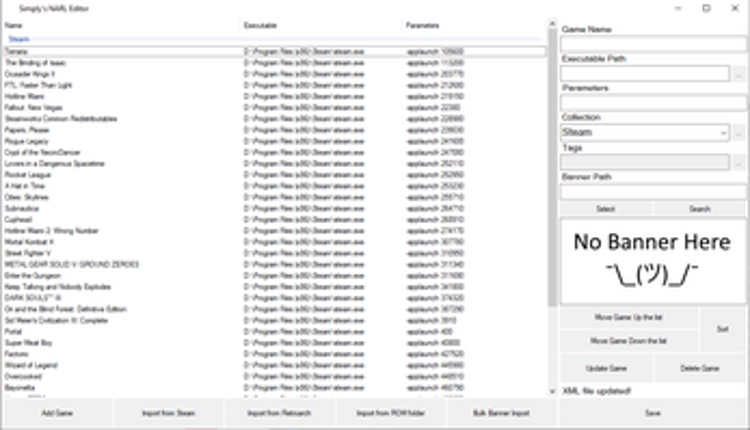 NARL - Lightweight gaming frontend Image
