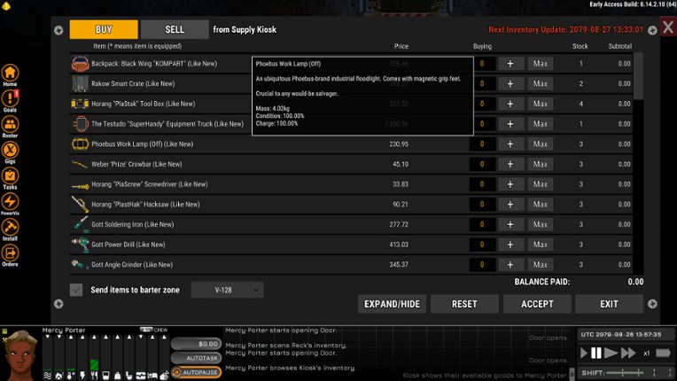 Ostranauts screenshot