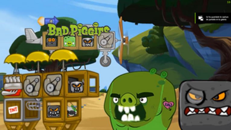 Red Ball Heros vs Bad piggies cubes screenshot