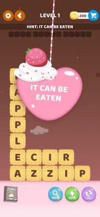Stack Cookies Word Puzzle Game screenshot