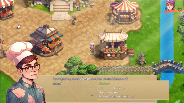 WonderLang Italian screenshot