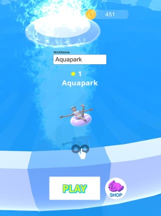 Aquapark Slide.io screenshot