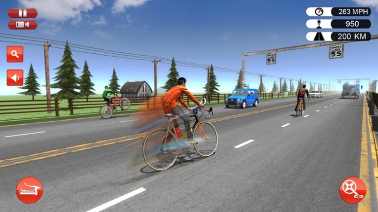 Bicycle City Rider: Endless Highway Racer screenshot