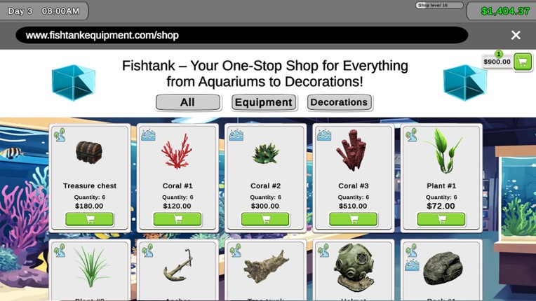 Fish Shop Simulator screenshot