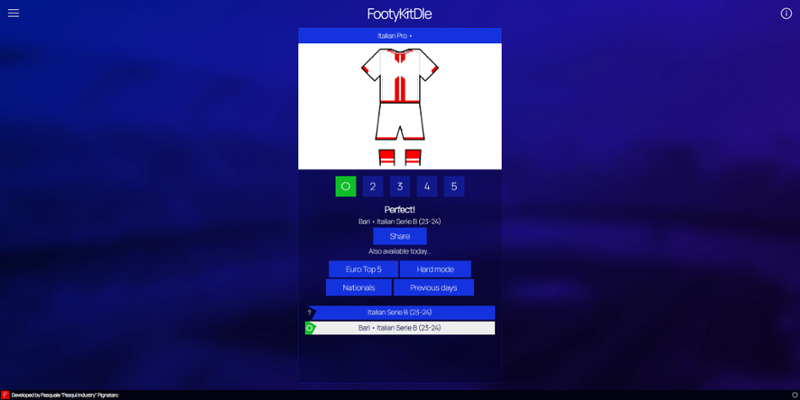FootyKitDle Image