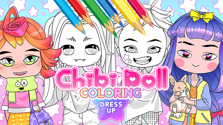 Games like Chibi Doll Dress Up & Coloring