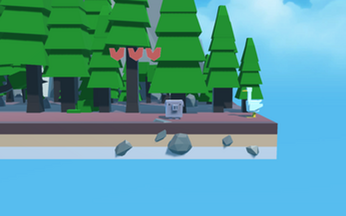 The Not Even a Game Game With a Pig Made From Default Cube Image