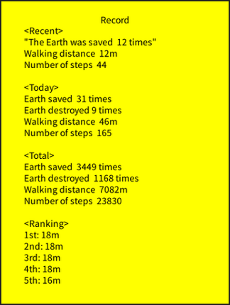 If you can walk without stepping on the line,the Earth will be saved! Image