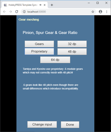 RCPRESS Pinion, Spur Gear and Gear Ratio for RC Cars screenshot
