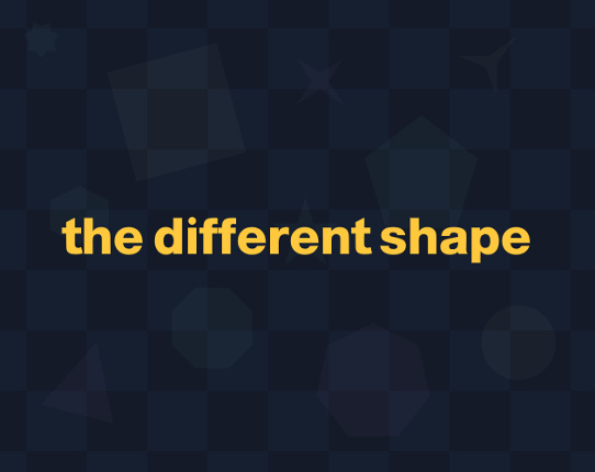 The Different Shape Image