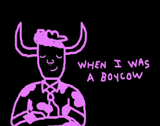 when i was a boycow Image