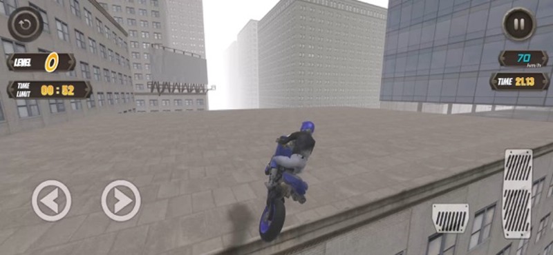 Rooftop Biker Image