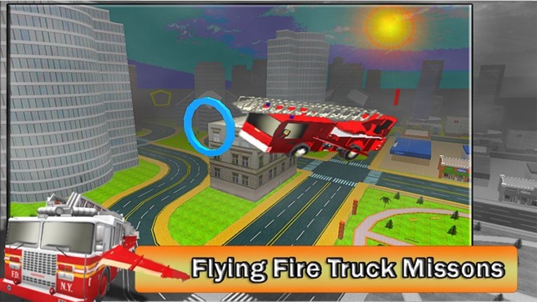 2016 Fire Truck Driving Academy – Flying Firefighter Training with Real Fire Brigade Sirens screenshot