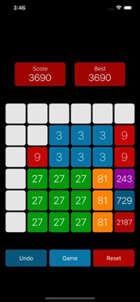 2187 Puzzle Game screenshot