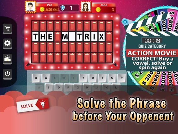 Amazing Wheel™ : Hollywood Quiz of Words and Phrases Fortune screenshot