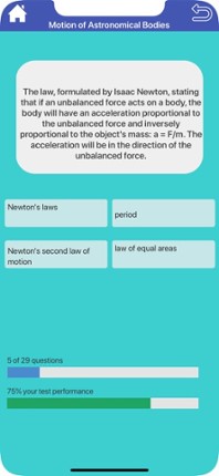 Astronomy Flashcards screenshot