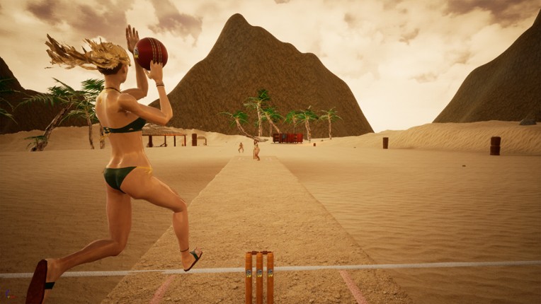 Bikini Island Cricket Image