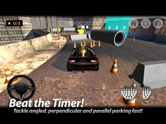 Car Parking Simulator 2015 Edition - Free city race car driver real simulation driving SIM game Image
