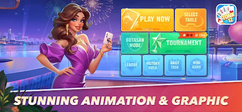 Tonk 12: Tunk Rummy ZingPlay screenshot