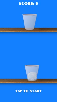 Ice Cube Jump - one tap endless hyper casual game - jump from one glass to another screenshot