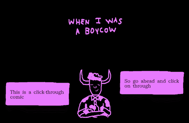 when i was a boycow Image