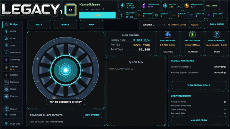 Legacy of the Ark: The Long Awakening Image