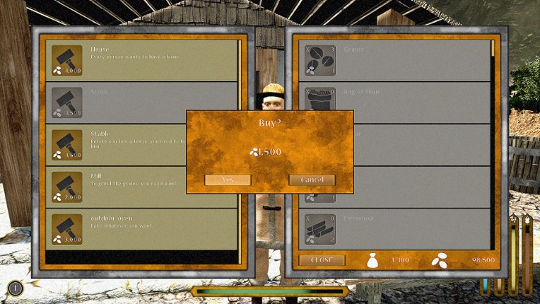 Medieval simulators: Baker screenshot