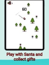 Pixel Santa Christmas Gift Image