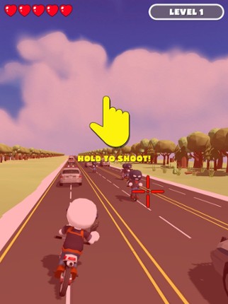 Traffic Chase - Moto Shooting screenshot