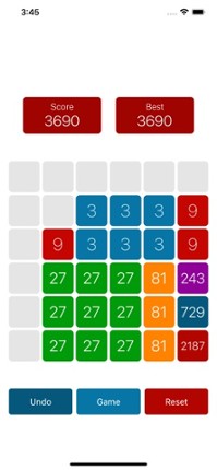 2187 Puzzle Game screenshot