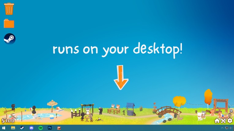 Desktop Cat Cafe screenshot