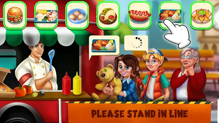 Food truck Empire Cooking Game screenshot