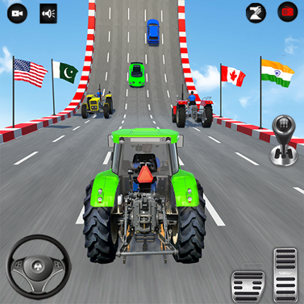 Mega Ramp Tractor Stunt Game Game Cover