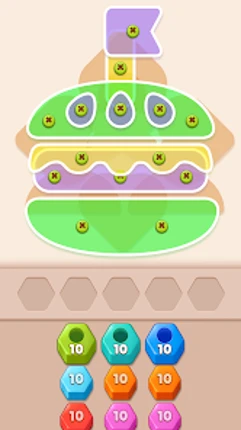 Bee Colony: Screw Puzzle Image