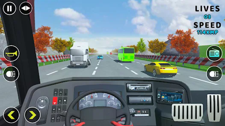 Racing in  Bus Offline Games screenshot