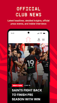 Southampton FC App screenshot