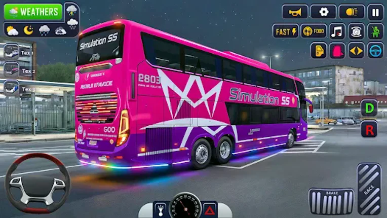 City Transport Coach Bus Game screenshot