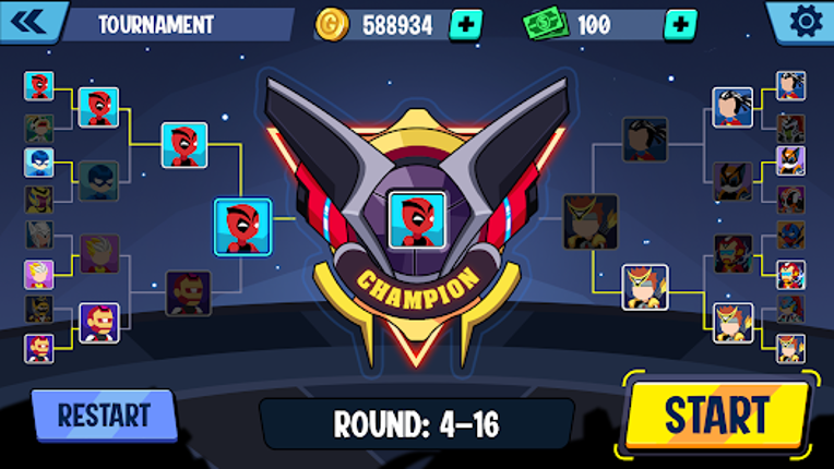 Stickman Heroes: Battle of God screenshot