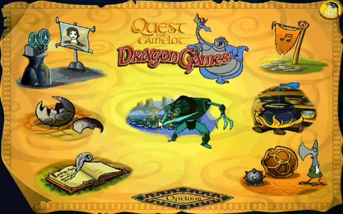 Quest for Camelot: Dragon Games Image