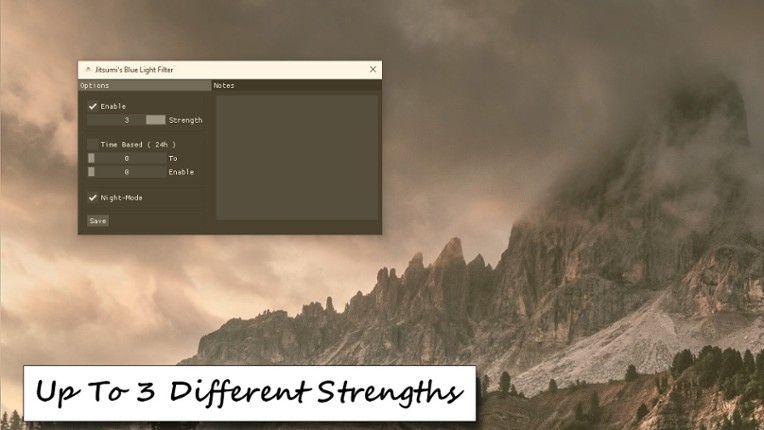 Jitsumi's Blue-Light Filter screenshot