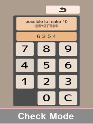 Make 10 - brain training game screenshot